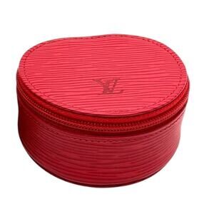 Louis Vuitton Epi Castilian Red Jewelry Case